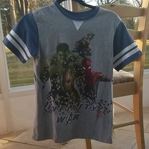 Avengers infinity war grey  tshirt, large